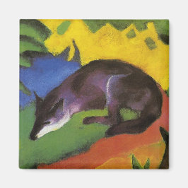 Blue Fox (av Franz Marc) Magnet
