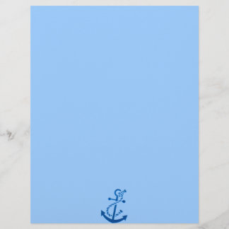 Blue Frakts Anchor Nautical Thed