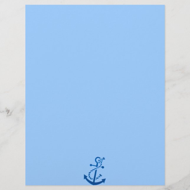 Blue Frakts Anchor Nautical Thed (Framsida)
