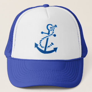 Blue Frakts Anchor Nautical Thed Truckerkeps