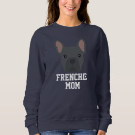 Blue Frenchie Hund Mamma T Shirt