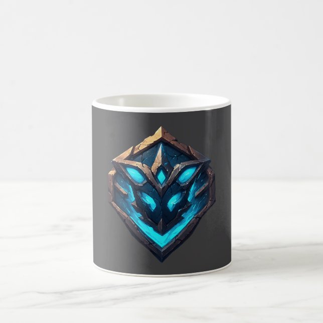 Blue Frost Rune Emblem Kaffemugg (Center)