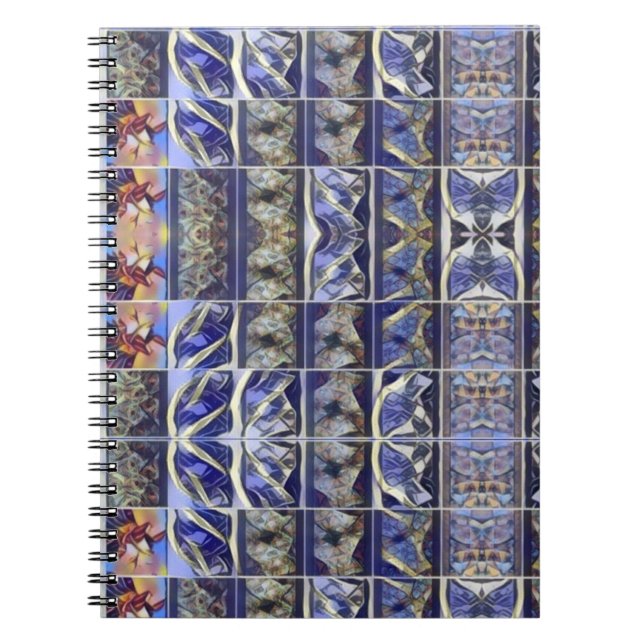 Blue Galaxy Anteckningsbok (Framsidan)