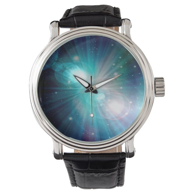 Blue Galaxy Armbandsur (Framsida)