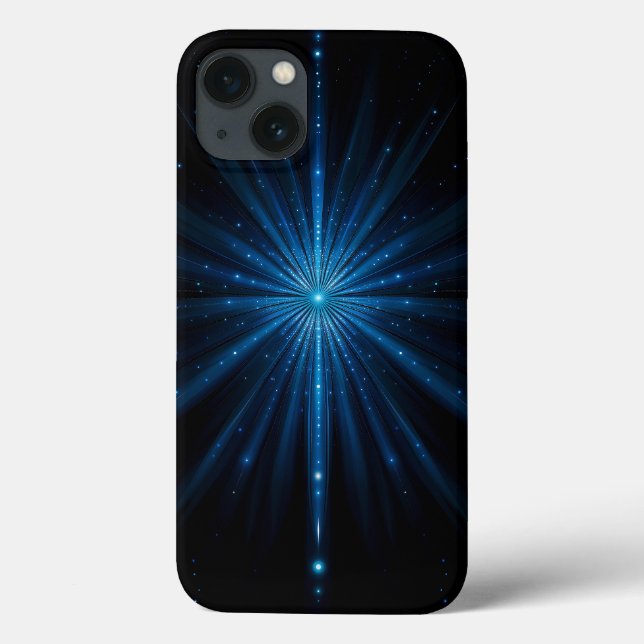 Blue Galaxy Continuum Cosmic Star Birth Blue Black (Baksida)