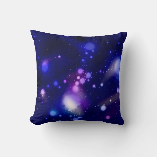 Blue Galaxy Kudde (Framsida)