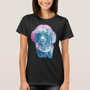 Blue Galaxy Mini Pudel Long T Shirt