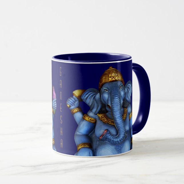 Blue Ganesha Mugg (Framsida höger)