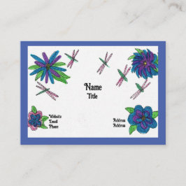 Blue Garden Affärskort Visitkort