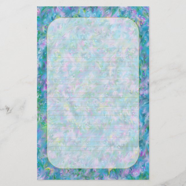 "Blue Garden"-Bra, lindat papper (Framsida)