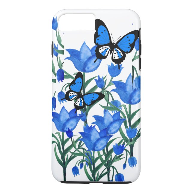 Blue Garden Fodral-Mate iphone case Case-Mate iPhone Skal (Baksida)
