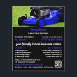 Blue Garden Gräsmatta-Mower, Gräsmatta- och omsorg Flygblad<br><div class="desc">Blue Garden Gräsmatta-Mower,  Gräsmatta Service Advertising Flyer från Affärskortet Store.</div>