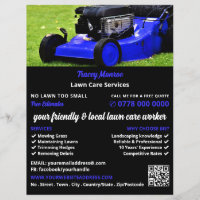 Blue Garden Gräsmatta-Mower, Gräsmatta- och omsorg