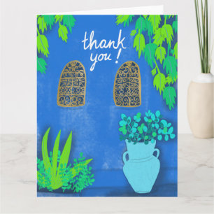 Blue Garden Majorelle Jardin Marocko TACK Kort