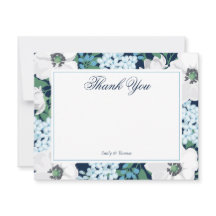 Blue Garden Ro Personlig Tackkort