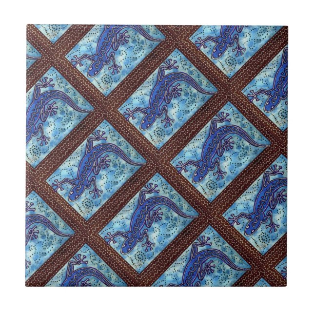 Blue Gecko Tile Kakelplatta (Framsidan)