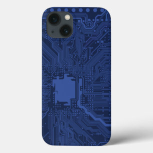 Blue Geek Motherboard Mönster