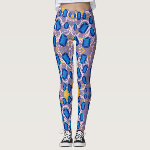 BLUE GEMS LEGGINGS