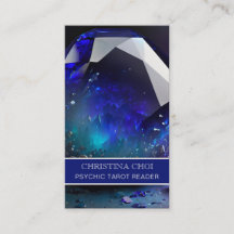 Blue Gemstone Crystal Psychic Tarot Reader QR-kod