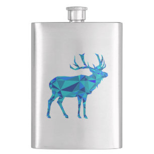Blue Geometric Elk Fickplunta