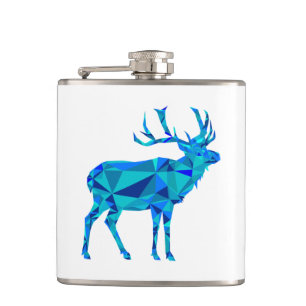 Blue Geometric Elk Fickplunta