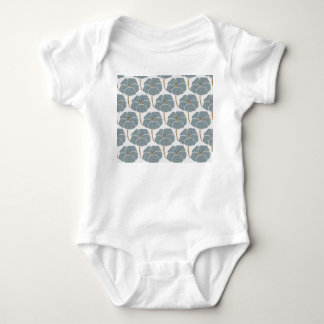 Blue Geranium Flowers Romantic Mönster. T Shirt