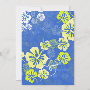 Blue Ginger/Leis/Luau/hibiscusBröllopsinbjudningar Inbjudningar