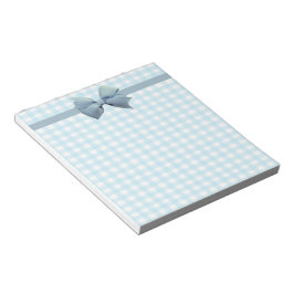 Blue Gingham 3 Anteckningsblock