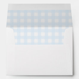 Blue Gingham Baby Shower