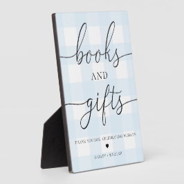 Blue Gingham Bokar och Gifts