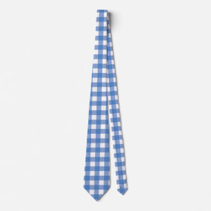 Blue Gingham i Classic White Checkered Slips