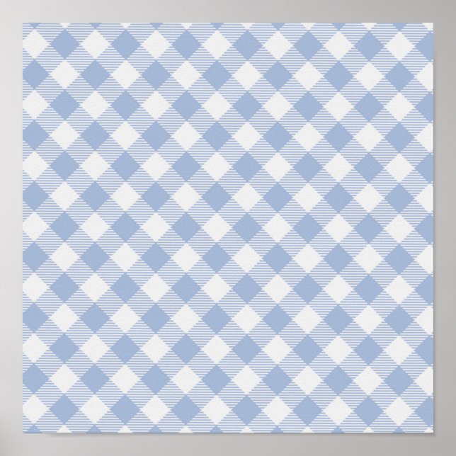 Blue Gingham Land Poster (Framsidan)