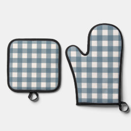 Blue Gingham Mönster