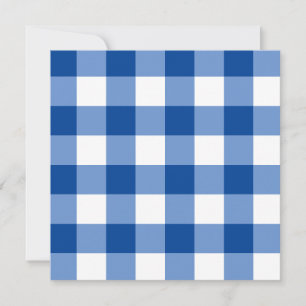 Blue gingham mönster
