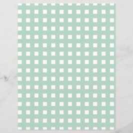 Blue Gingham och White Pappra Lakan