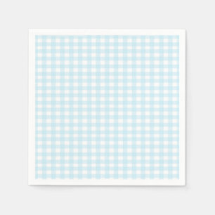 Blue Gingham Pappersservett
