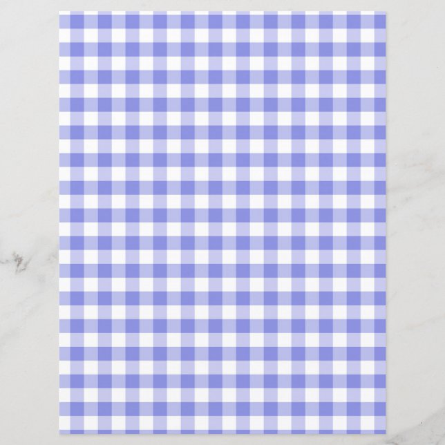 Blue Gingham Scrapbook  (Framsida)