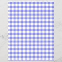 Blue Gingham Scrapbook