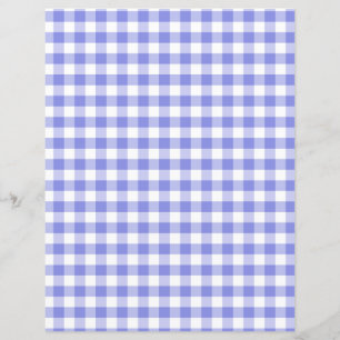 Blue Gingham Scrapbook 