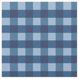 Blue Gingham Tyg