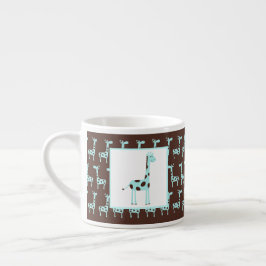 Blue Giraffe Espressomugg