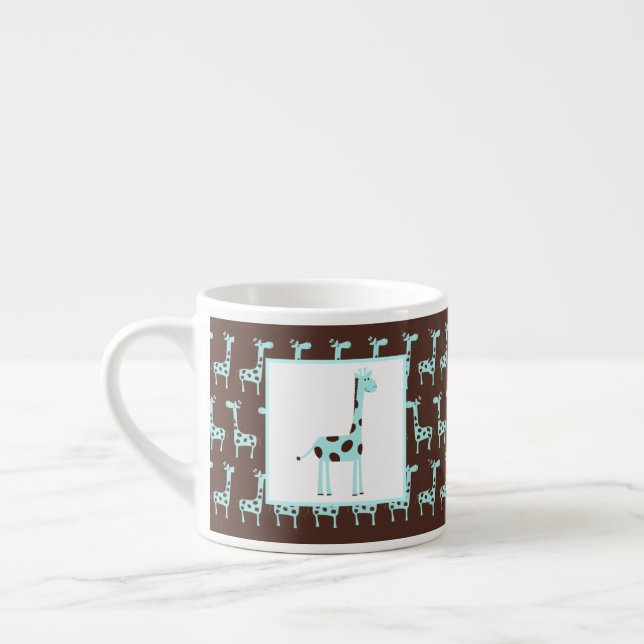 Blue Giraffe Espressomugg (Vänster)