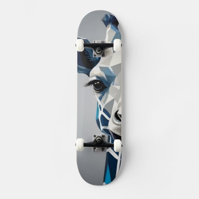 Blue Giraffe Skateboard (Framsida)