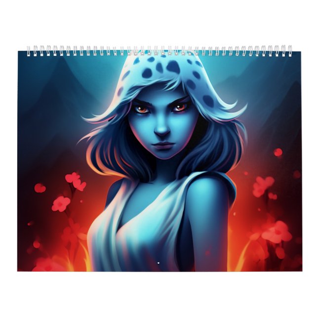 Blue Girl Calendar Kalender (Omslag)