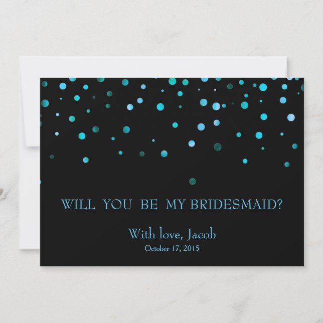 Blue Glitter kommer att bli min inbjudan.. Inbjudningar (Framsida)