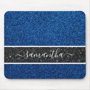 Blue Glitter Mousepad Musmatta