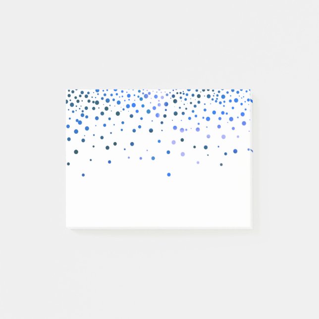 Blue Glitter Post-it Block (Framsida)