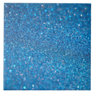 Blue Glitter Shiny Stil Kakelplatta
