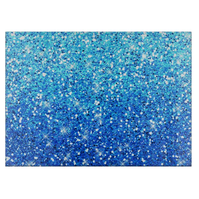 Blue Glitter Sparkles Struktur (Framsidan)