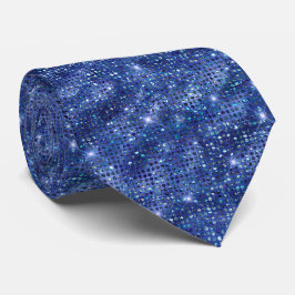 Blue Glitter Tie Slips